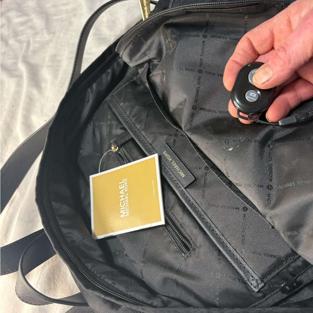 Michael Kors Black Backpack - Picture 6 of 10